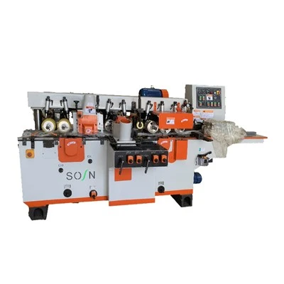 Machine de moulage par raboteuse à quatre côtés à 4 axes